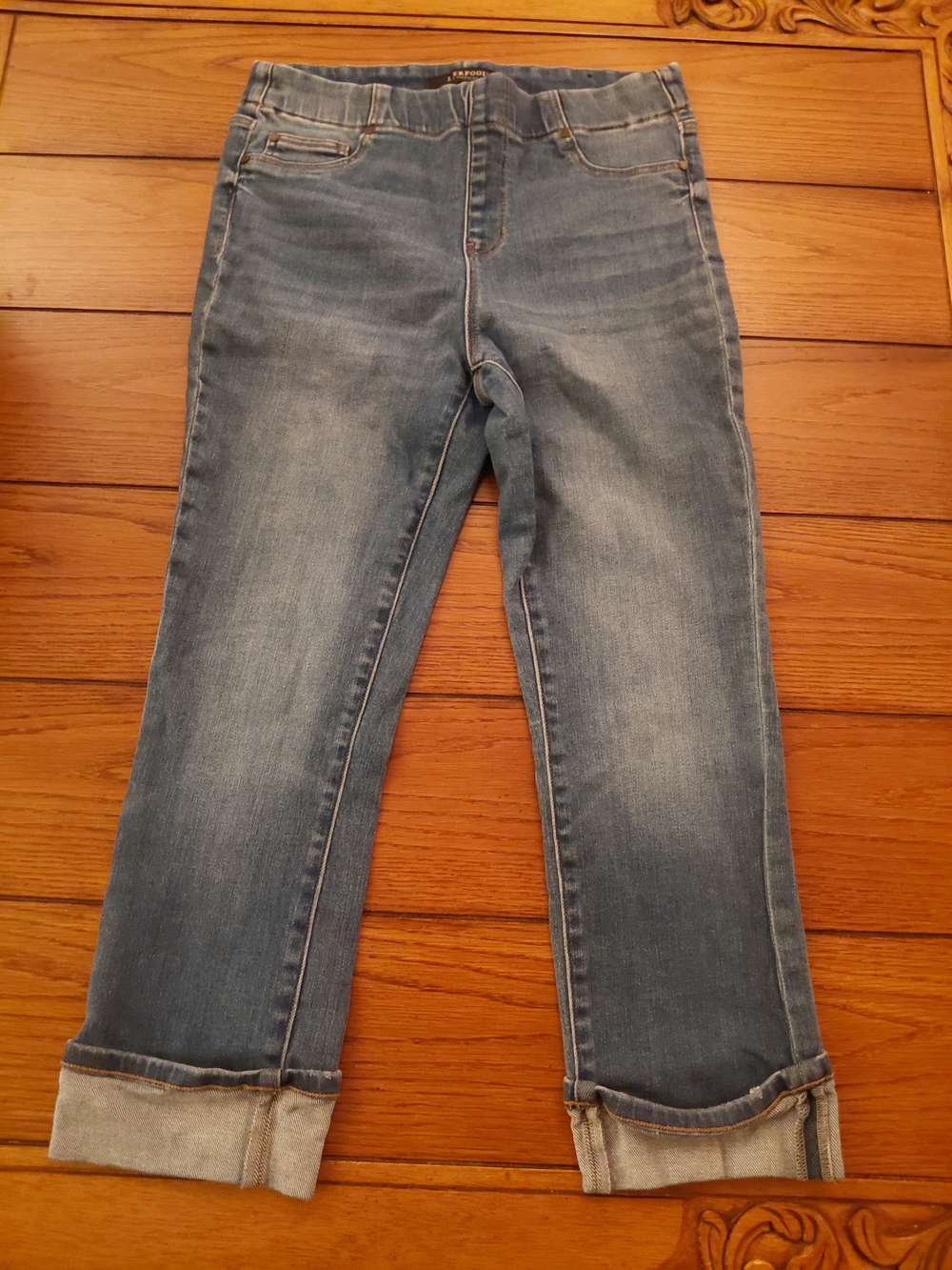 Liverpool Women’s Light Blue Skinny Jeans with Rolled Cuff